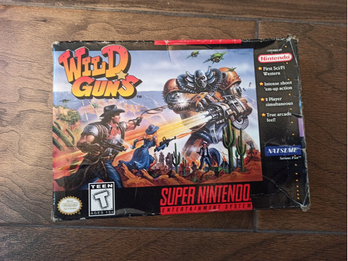 Wild Guns Snes En Caja