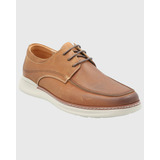 Zapato Cuero Hombre Max G Café Hush Puppies