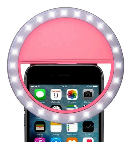 Selfie Flash Celular Recargable Usb Ring Light Rk-14 Anillo