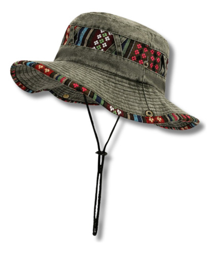 Gorro Safari Pescador Estilo Hippie Chic Colores Varios 