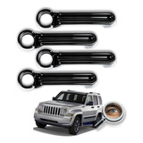 Jeep Cherokee / Wrangler 4 Cubre Manijas Negras Tuningchrome