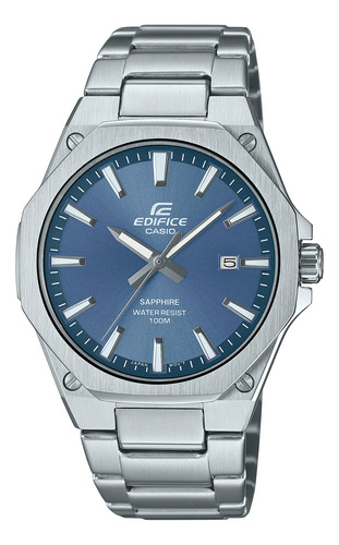 Reloj Casio Efr-s108d-2a Edifice Zafiro Acero Sumergible