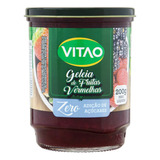 Geléia Vitao Zero Frutas Vermelhas Em Vidro Sem Glúten 200 G