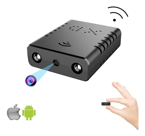 Mini Wifi Cámara De Seguridad Hd 1080p Usb Recargable