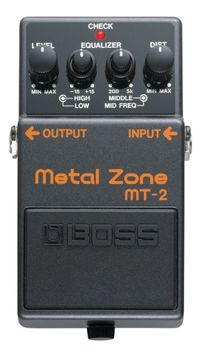 Pedal Boss Mt-2 Metal Zone Distorção Mt2 P/ Guitarra C/ Nfe