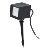 Luminária Espeto De Jardim Led 5w Cubo Prova D'água Gaya