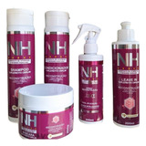 Kit Capilar New Hair Nh Reconstrução + Spray De Reconstrução