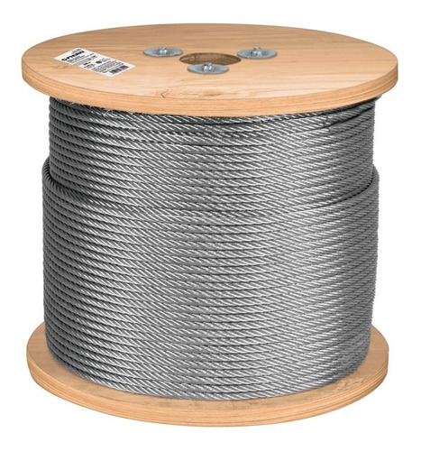 Cable De Acero Rigido 3/8, 75 M