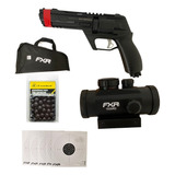 Kit Pistola .50 (12,7mm) Co2 Defender Red Dot + Capa +esfera