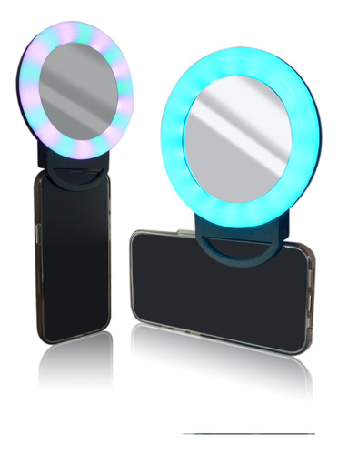 Aro De Luz Selfie Rgb Recargable Para Celular