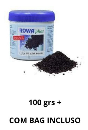 Rowa Phos Removedor De Fosfato Silicato 100g Marinho E Doce