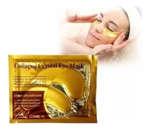 12 Parches Para Ojos Oro Parche Ojeras Colágeno 24k Mask