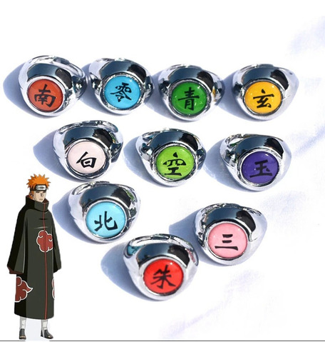 Nuevo Anillo De Cosplay Anime Akatsuki Itachi Pain Gift 2021