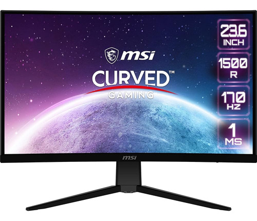 Msi G242c, Monitor Curvo Para Juegos De 24 , 1920 X 1080 (fh