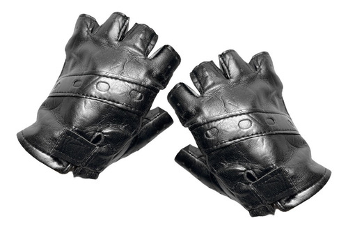 Guantes Simil Cuero Tipo Motoquero Entrenamiento Talle Único