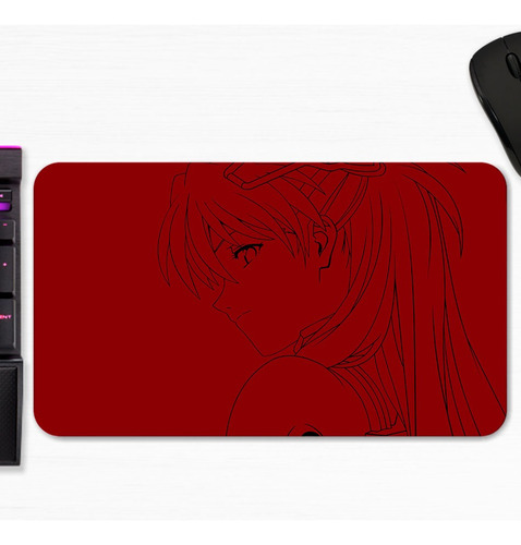 Mouse Pad Asuka Evangelion Anime Modelo 3 Gamer M