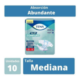 Tena Slip Comfort Talla M Pañal Adulto 10 Piezas Unisex Talle Mediano