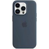 Funda Original Apple Silicona Magsafe iPhone 14 Pro Storm Blue