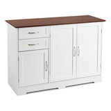 Mueble De Cocina Blanca 2 Gabinetes 2 Puertas Gpl