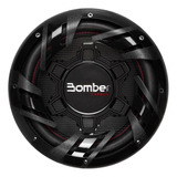 Subwoofer Bomber Carbon 12'' 500w Rms 4+4 Ohms Bobina Dupla Cor Preto