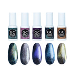 Kit De 5 Pzas Gel Efecto Ojo De Gato, Gc Nails