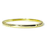 Anillo En Oro De 10k Liso Con Relieve