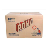 Caja Detergente En Polvo Roma 10 Piezas 1 Kg C/u