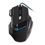 Mouse Gamer Jiexin X11 Rgb 7 Botones Usb 3.0/2.0