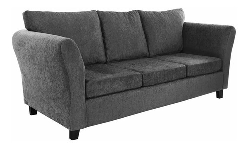 Sofa Sillon Trento 3 Cuerpos Chenille Antidesgarro Premium