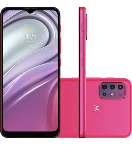 Celular Motorola Moto G20 64gb Pink Muito Bom - Trocafone