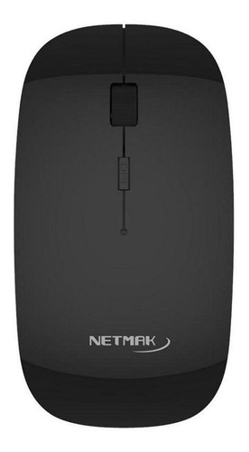 Mouse Inalambrico 2,4ghz 1600dpi Delgado Netmak W40 Negro