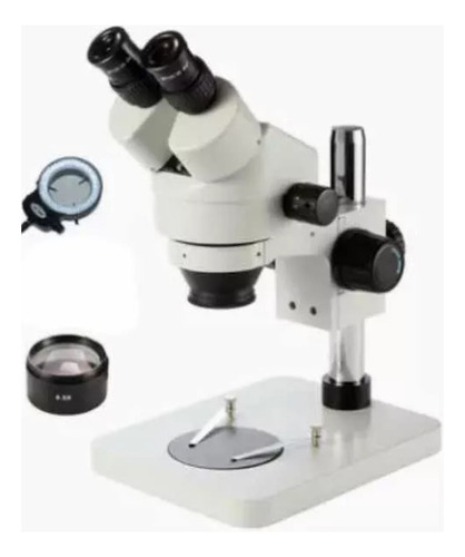Microscópio Binocular Ak10/7050 Com Luminária E Lente 0.7x