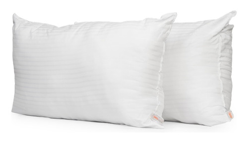 Almohada Vellón Mullida Hotelera Combo X2 Suave 70x40 Nuvy