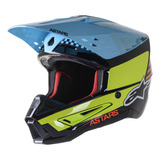 Casco Alpinestars Cross S-m5 Speed Ece/dot Ngo/ama Flu/azl L