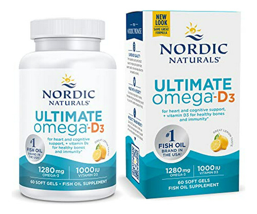 Suplemento Omega 3 - Nordic Naturals De Ultimate Omega-d3, S