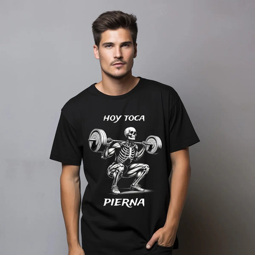 Playera Hombre New Classic Style Hoy Toca Pierna X124