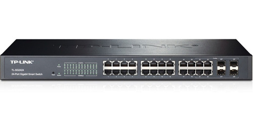 Switch Gerenciável 24 Portas Gigabit 4 Sfp Tp-link Tl-sg2424