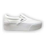 Zapatillas Vans Classic Slip On Platform True White Mujer