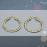 Aros Versace Medianos Oro Laminado 18k