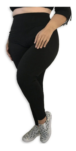 Kit 2 Meias Calças Legging Flanelada Plus Size Térmica