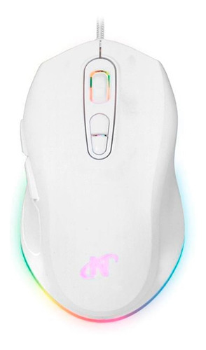 Mouse Gamer Nisuta Programable Usb 6d+scroll Rgb 6400 Dpi