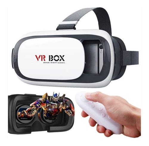 Lentes De Realidad Virtual Vr 3d Celular Android Control Bt