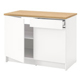 Knoxhult Mueble Base, Blanco, 120 Cm Ikea