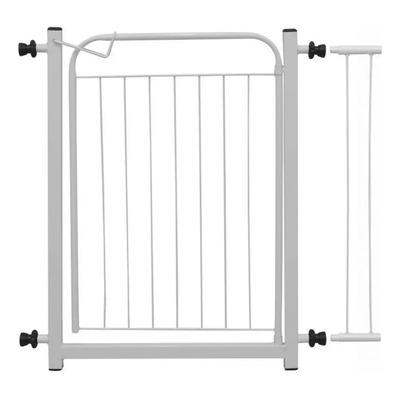 Grade Portão Proteção 78cm - 92cm Bebe Cachorro Escada Pets Branco