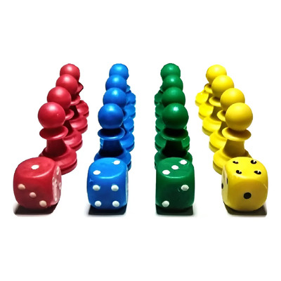 Repuesto Para Juegos De Mesa Peones Y Dados Paq. 20 Piezas | Meses sin interés