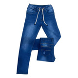 Pantalón Jean Jogger Para Hombre