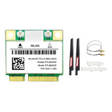 Kit De Tarjeta Wifi Rtl8822ce+antena 1200 Mbps 2.4 G+5 Ghz 8