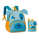 Kit Mochila Infantil + Lancheira Animais Cachorro 2020