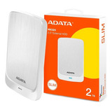 Disco Duro Externo Adata 2tb Diseño Ultradelgado Blanco