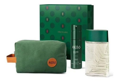 Presente Masculino O Boticário Kit Arbo C/ 02 Ítens + Nécessaire Exclusiva